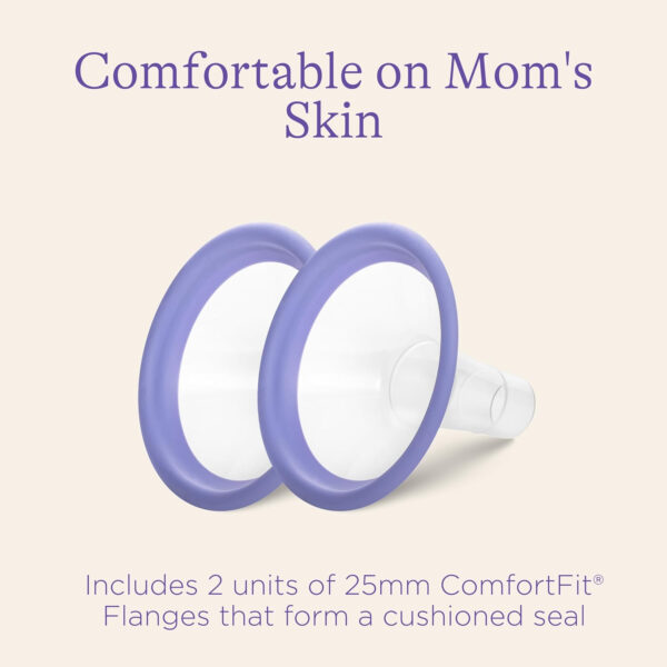 Lansinoh Signature Pro Double Electric Breast Pump, Portable with LCD Display, 3 Power Options, Includes 25mm Flanges, 2 Baby Bottles with 1 Slow Flow Bottle Nipple, and Carry Bag