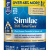 Similac 360 Total Care Infant Formula, Has 5 HMO Prebiotics, Our Closest Prebiotic Blend to Breast Milk, Non-GMO, Baby Formula Powder, 20.6-oz Tub