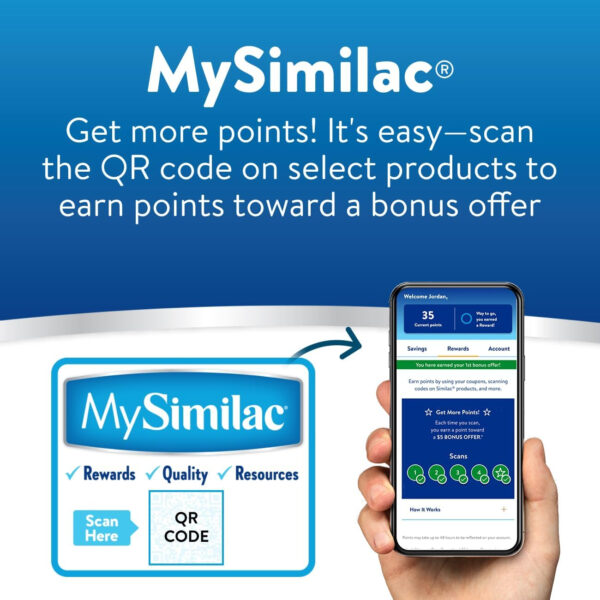 Similac 360 Total Care Infant Formula, Has 5 HMO Prebiotics, Our Closest Prebiotic Blend to Breast Milk, Non-GMO, Baby Formula Powder, 20.6-oz Tub