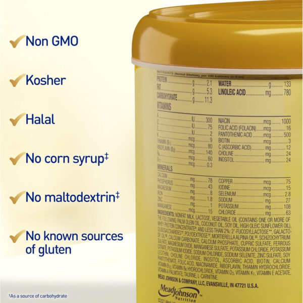 Enfamil NeuroPro Baby Formula, MFGM* 5-Year Benefit, Expert-Recommended Brain-Building Omega-3 DHA, Exclusive Immune Supporting HuMO6 Blend, Infant Formula Powder, Baby Milk, 20.7 Oz