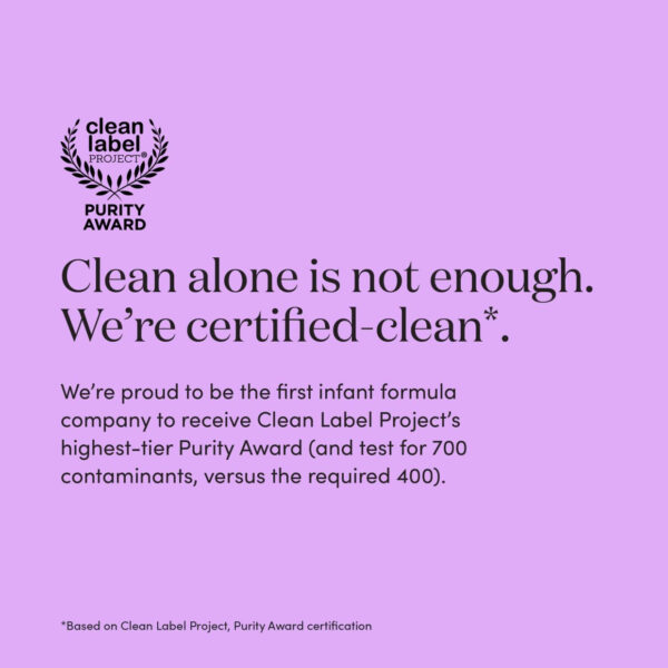 688a93ab9caf16c7d4b827ce347ae803c4726a07dadff1a89b613.jpg Infant Formula Powder for Infants 0-12 Months, Made With Organic Whole Milk, Clean Label Project Certified, Closest-to-Breast Milk Baby Formula Patented Protein Blend, 24 Ounce (Pack of 1)