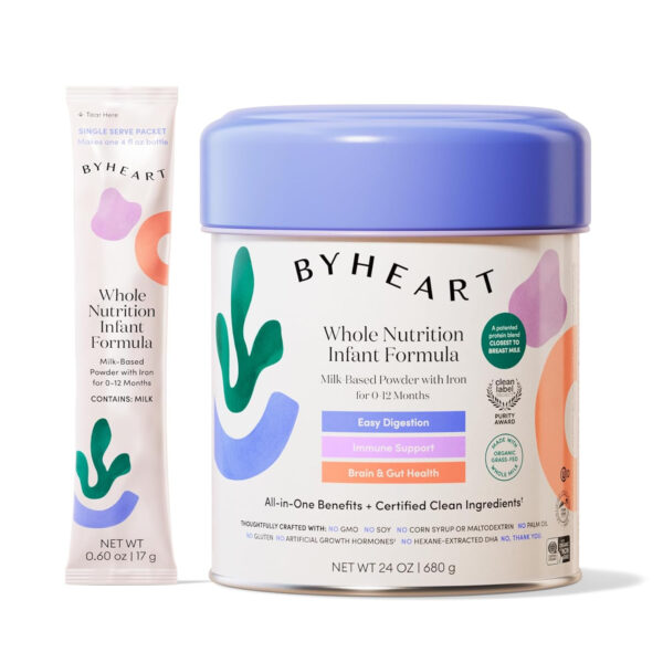 688a93b2ab206571621e71fa0b0fcdc08d1b346ed182d3131591f.jpg Infant Formula Powder for Infants 0-12 Months, Made With Organic Whole Milk, Clean Label Project Certified, Closest-to-Breast Milk Baby Formula Patented Protein Blend, 24 Ounce (Pack of 1)