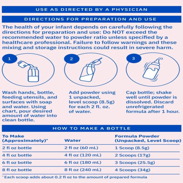 Baby's Only Infant Complete Nutrition Baby Formula - Milk Based Powder with Iron, Vitamin D, Calcium & Choline - Mehadrin Certified Kosher Baby Food (0-12 months)