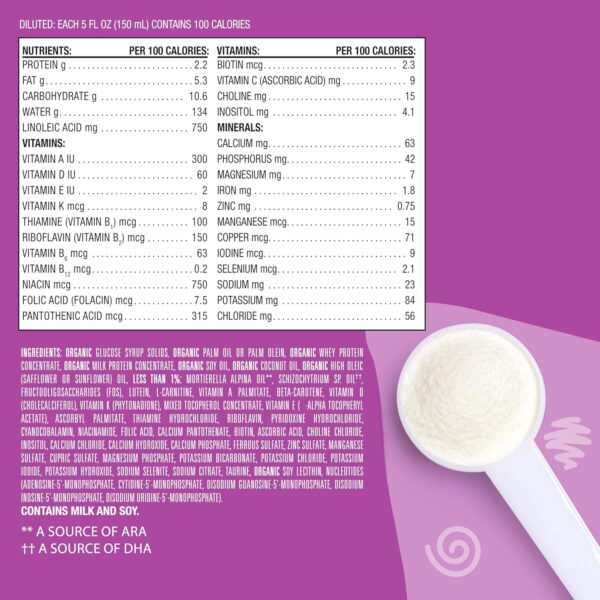 Earth's Best Organic Sensitivity Infant Formula for Babies 0-12 Months, Reduced Lactose Powder Formula with Iron, Omega-3 DHA, and Omega-6 ARA, 32 Ounce Value Container