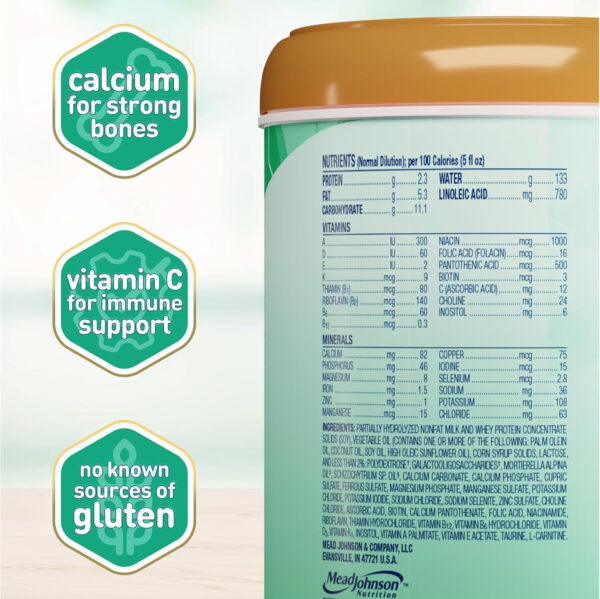 Enfamil Reguline Baby Formula, Milk-Based Infant Nutrition, Dual Prebiotics for Soft, Comfortable Stools within 1 Week of Use, Omega-3 DHA for Immune Support, Reusable Powder Tub, 19.5 Oz​