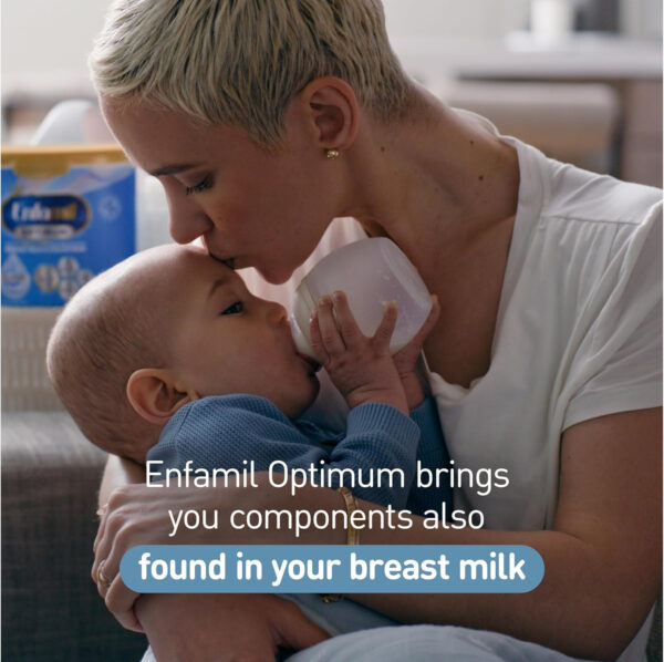 688a9535b02686c66ac2de8537bb35826274f96ae5747a16b1b0e.jpg Enfamil Optimum Baby Formula, Our Closest Formula to Breast Milk, Immune-Supporting Lactoferrin also found in Breast Milk, Brain-Building DHA, 20.5 Oz