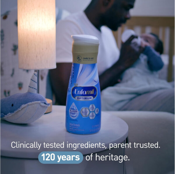 688a9550596a086695b1664729e89f9c7d12f3c2536a9d9ef0225.jpg Enfamil Optimum Baby Formula, Our Closest Formula to Breast Milk, Immune-Supporting Lactoferrin also found in Breast Milk, Brain-Building DHA, 20.5 Oz