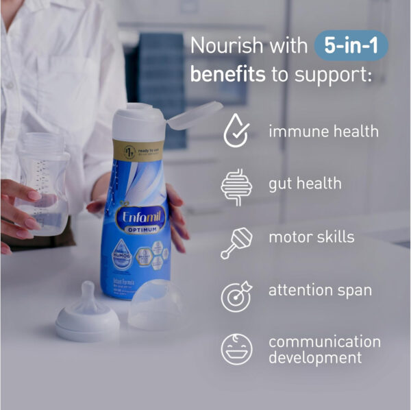 688a9551d6c748d380c106fd0496603c4a2fb8343c735ba02d112.jpg Enfamil Optimum Baby Formula, Our Closest Formula to Breast Milk, Immune-Supporting Lactoferrin also found in Breast Milk, Brain-Building DHA, 20.5 Oz