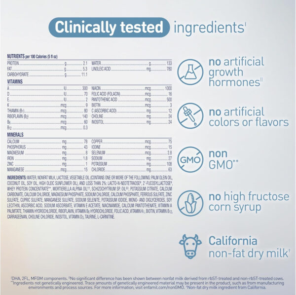 688a955367f130e14d061078d17de9099b9ffb5be9908e52d61b1.jpg Enfamil Optimum Baby Formula, Our Closest Formula to Breast Milk, Immune-Supporting Lactoferrin also found in Breast Milk, Brain-Building DHA, 20.5 Oz