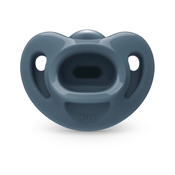 NUK Timeless Comfy Pacifier | 100% Silicone, One-Piece Design | BPA-Free, Gentle on Baby’s Skin | 5-Pack, for 0-6M