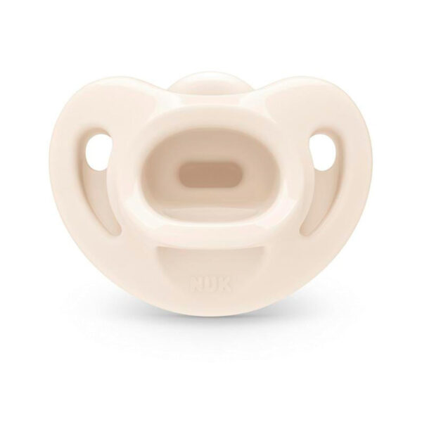 NUK Timeless Comfy Pacifier | 100% Silicone, One-Piece Design | BPA-Free, Gentle on Baby’s Skin | 5-Pack, for 0-6M