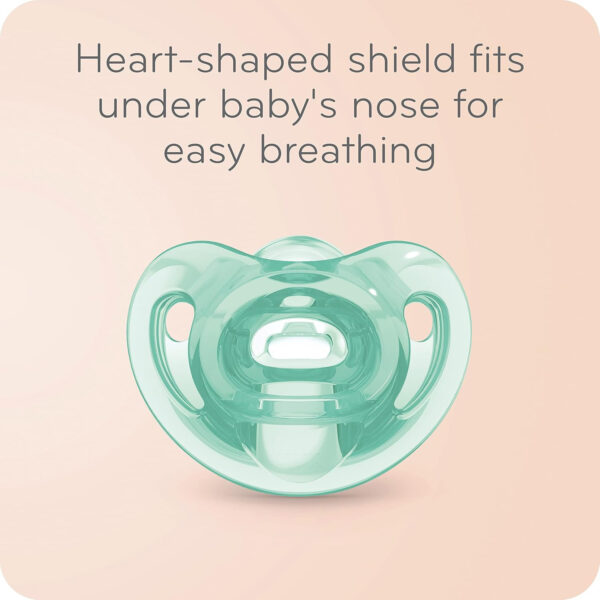 NUK Timeless Comfy Pacifier | 100% Silicone, One-Piece Design | BPA-Free, Gentle on Baby’s Skin | 5-Pack, for 0-6M