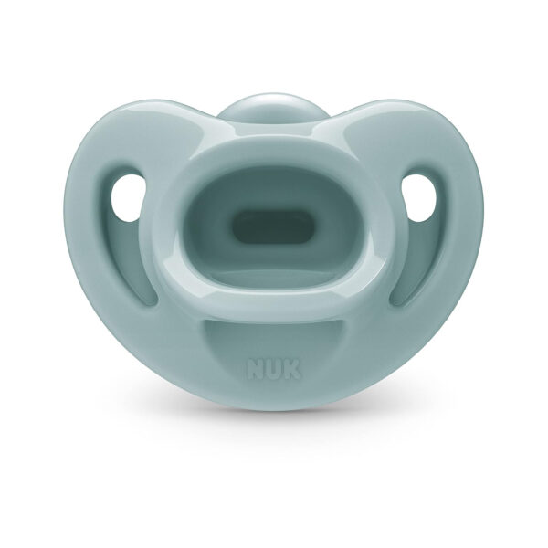NUK Timeless Comfy Pacifier | 100% Silicone, One-Piece Design | BPA-Free, Gentle on Baby’s Skin | 5-Pack, for 0-6M