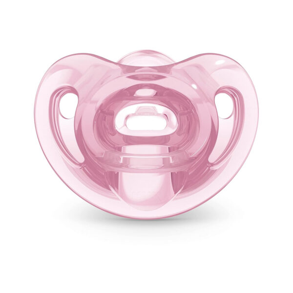 NUK Timeless Comfy Pacifier | 100% Silicone, One-Piece Design | BPA-Free, Gentle on Baby’s Skin | 5-Pack, for 0-6M