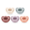 NUK Timeless Comfy Pacifier | 100% Silicone, One-Piece Design | BPA-Free, Gentle on Baby’s Skin | 5-Pack, for 0-6M