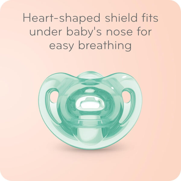 NUK Timeless Comfy Pacifier | 100% Silicone, One-Piece Design | BPA-Free, Gentle on Baby’s Skin | 5-Pack, for 0-6M