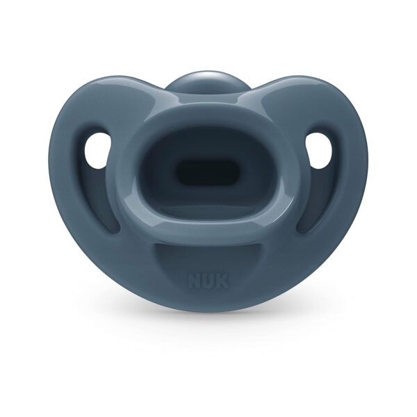 NUK Timeless Comfy Pacifier | 100% Silicone, One-Piece Design | BPA-Free, Gentle on Baby’s Skin | 5-Pack, for 0-6M