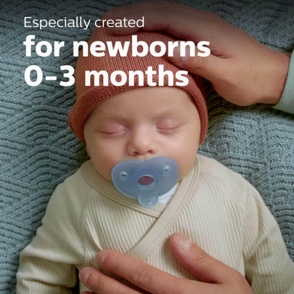 Philips Avent Soothie Heart Pacifier, Pink/Light Pink, 0-3 Months, 4 Pack, SCF099/42