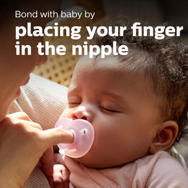 Philips Avent Soothie Heart Pacifier, Pink/Light Pink, 0-3 Months, 4 Pack, SCF099/42