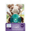 Philips AVENT Soothie Snuggle Pacifier Holder with Detachable Pacifier, 0m+, Elephant, SCF347/03- 1 Count (Pack of 1)