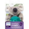 Philips AVENT Soothie Snuggle Pacifier Holder with Detachable Pacifier, 0m+, Elephant, SCF347/03- 1 Count (Pack of 1)