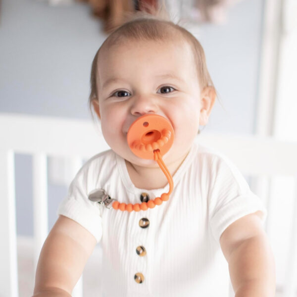 Ryan & Rose Cutie PAT Pacifier Teether 10 Pack Assorted Colors (Canyon (Boy), Flat)