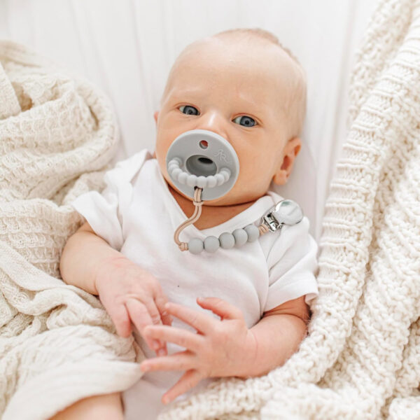 Ryan & Rose Cutie PAT Pacifier Teether 10 Pack Assorted Colors (Canyon (Boy), Flat)