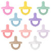 Ryan & Rose Cutie PAT Pacifier Teether 10 Pack Assorted Colors (Canyon (Boy), Flat)