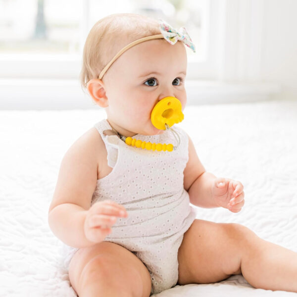 Ryan & Rose Cutie PAT Pacifier Teether 10 Pack Assorted Colors (Canyon (Boy), Flat)