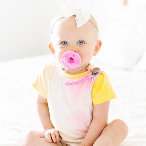 Ryan & Rose Cutie PAT Pacifier Teether 10 Pack Assorted Colors (Canyon (Boy), Flat)