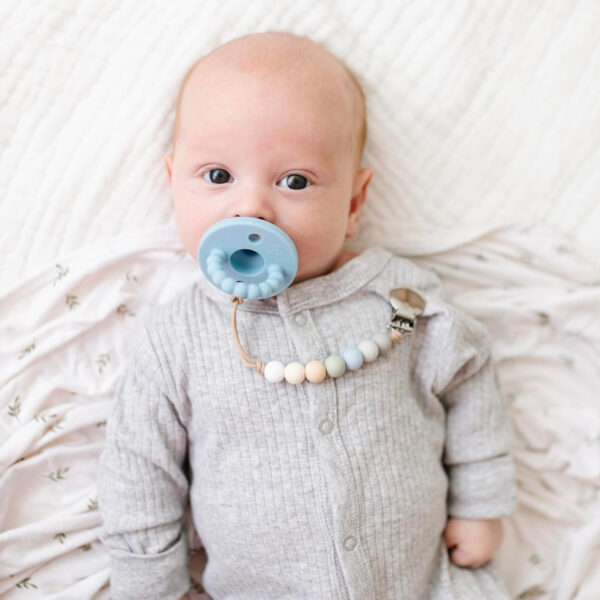 Ryan & Rose Cutie PAT Pacifier Teether 10 Pack Assorted Colors (Canyon (Boy), Flat)