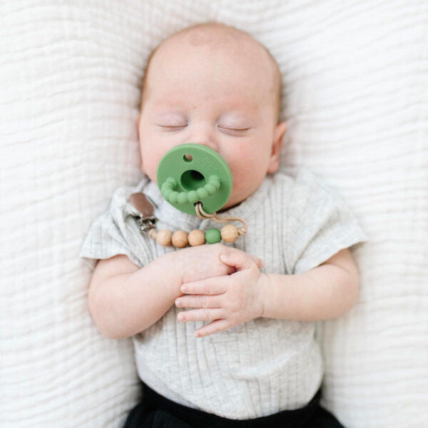 Ryan & Rose Cutie PAT Pacifier Teether 10 Pack Assorted Colors (Canyon (Boy), Flat)