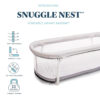 688a9d3f0404d47be6ddf64816f883555057ad3343b63ae068d63.jpg Baby Delight Snuggle Nest Bassinet, Portable Baby Bed, for Infants 0 – 5 Months, Driftwood Grey