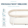 688a9d4467a09fa4182b4b08577f17a7e597009d4fb4618124569.jpg Baby Delight Snuggle Nest Bassinet, Portable Baby Bed, for Infants 0 – 5 Months, Driftwood Grey