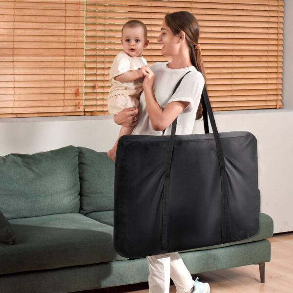 3 in 1 Baby Crib, Bassinet Bedside Crib Adjustable Portable Bed for Infant,Baby Newborn Must Have Bed,Khaki