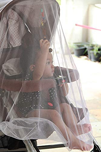 Enovoe Mosquito Net for Stroller, Bassinet, Cradle - Blue Baby Mosquito Net Cover for Playards, Pack N Plays, Mini Crib