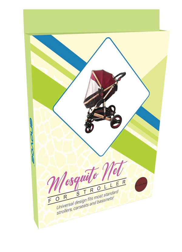 Enovoe Mosquito Net for Stroller, Bassinet, Cradle - Blue Baby Mosquito Net Cover for Playards, Pack N Plays, Mini Crib
