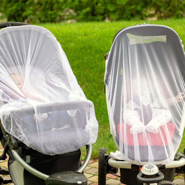 Enovoe Mosquito Net for Stroller, Bassinet, Cradle - Blue Baby Mosquito Net Cover for Playards, Pack N Plays, Mini Crib