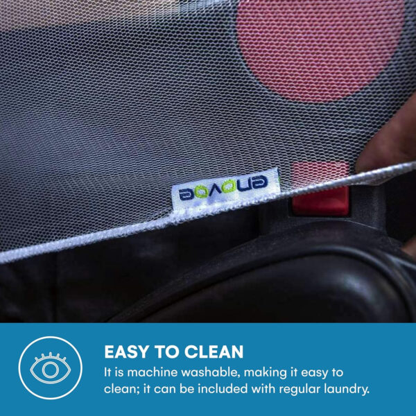 Enovoe Mosquito Net for Stroller, Bassinet, Cradle - Blue Baby Mosquito Net Cover for Playards, Pack N Plays, Mini Crib