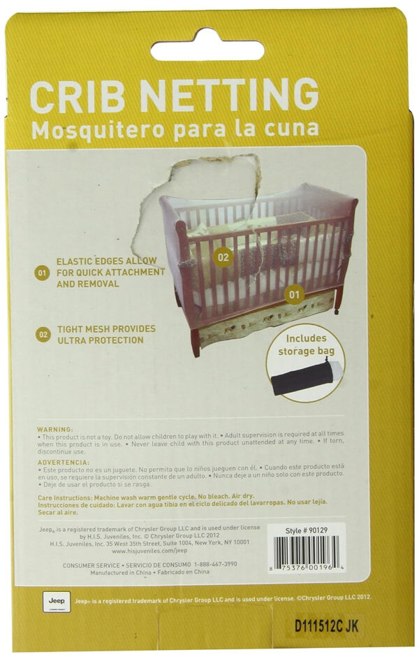 688a9f93beba5b1858675f50612d0577931342879ec625aa7377a.jpg Jeep Crib Universal Size Crib Mosquito Net, White