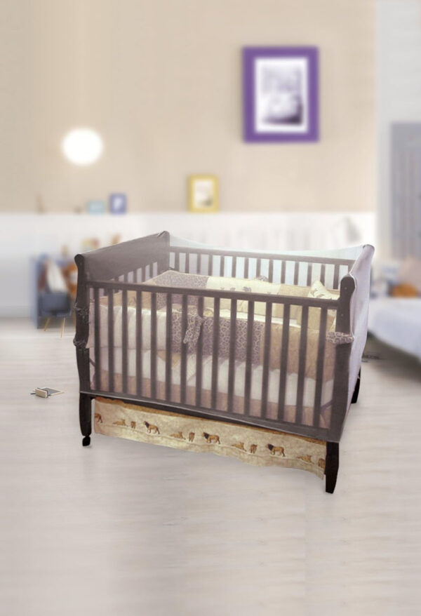 688a9f9629619a17c96582d31f0c2e5b77a785265b3a9583ff265.jpg Jeep Crib Universal Size Crib Mosquito Net, White