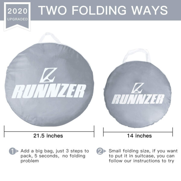 Crib Tent Crib Net to Keep Baby in, Pop Up Crib Tent Canopy Keep Baby from Climbing Out (55.2" L x 27.6" W x 51.6" H)