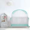 Crib Tent Crib Net to Keep Baby in, Pop Up Crib Tent Canopy Keep Baby from Climbing Out (55.2" L x 27.6" W x 51.6" H)