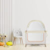 Crib Tent Crib Net to Keep Baby in, Pop Up Crib Tent Canopy Keep Baby from Climbing Out (55.2" L x 27.6" W x 51.6" H)