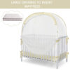 Crib Tent Crib Net to Keep Baby in, Pop Up Crib Tent Canopy Keep Baby from Climbing Out (55.2" L x 27.6" W x 51.6" H)