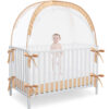 Crib Tent Crib Net to Keep Baby in, Pop Up Crib Tent Canopy Keep Baby from Climbing Out (55.2" L x 27.6" W x 51.6" H)