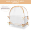 Crib Tent Crib Net to Keep Baby in, Pop Up Crib Tent Canopy Keep Baby from Climbing Out (55.2" L x 27.6" W x 51.6" H)