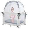 Crib Tent Crib Net to Keep Baby in, Pop Up Crib Tent Canopy Keep Baby from Climbing Out (55.2" L x 27.6" W x 51.6" H)