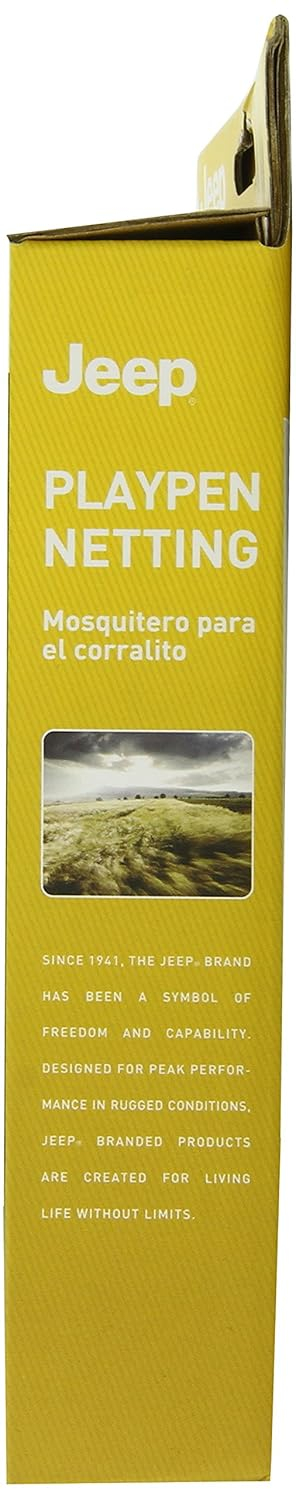 Jeep Universal Size Pack N Play Mosquito Net Tent, White