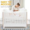 688aa077685d7fa79cebc009a3403cc57d604b69e9e431460d219.jpg Orzbow Baby Crib Tent to Keep Baby from Climbing Out, Encrypted Mosquito Net for Crib, Crib Net with Two-Way Zippers, Durable and Breathable Mesh Cover, Falls and Mosquito Bites, White